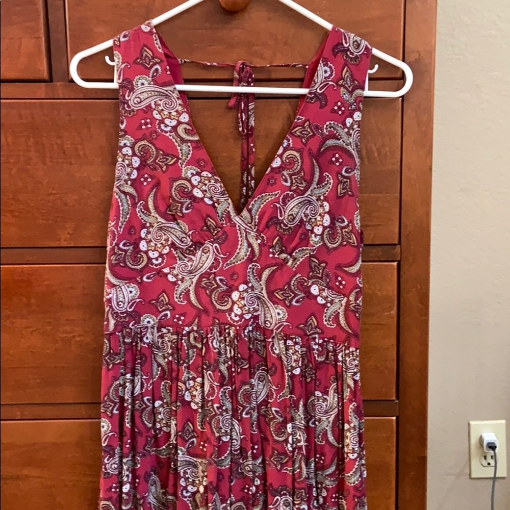 Dark dress printed dress
